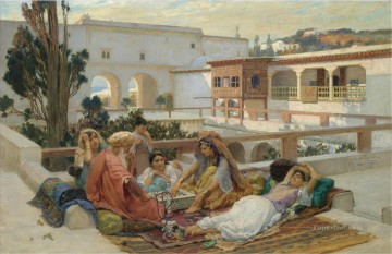午後の娯楽 フレデリック・アーサー・ブリッジマン アラブ Oil Paintings